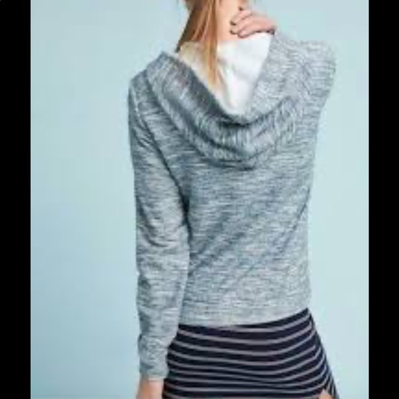 Anthropologie Hooded Tweed Moto Jacket - Picture 2 of 7